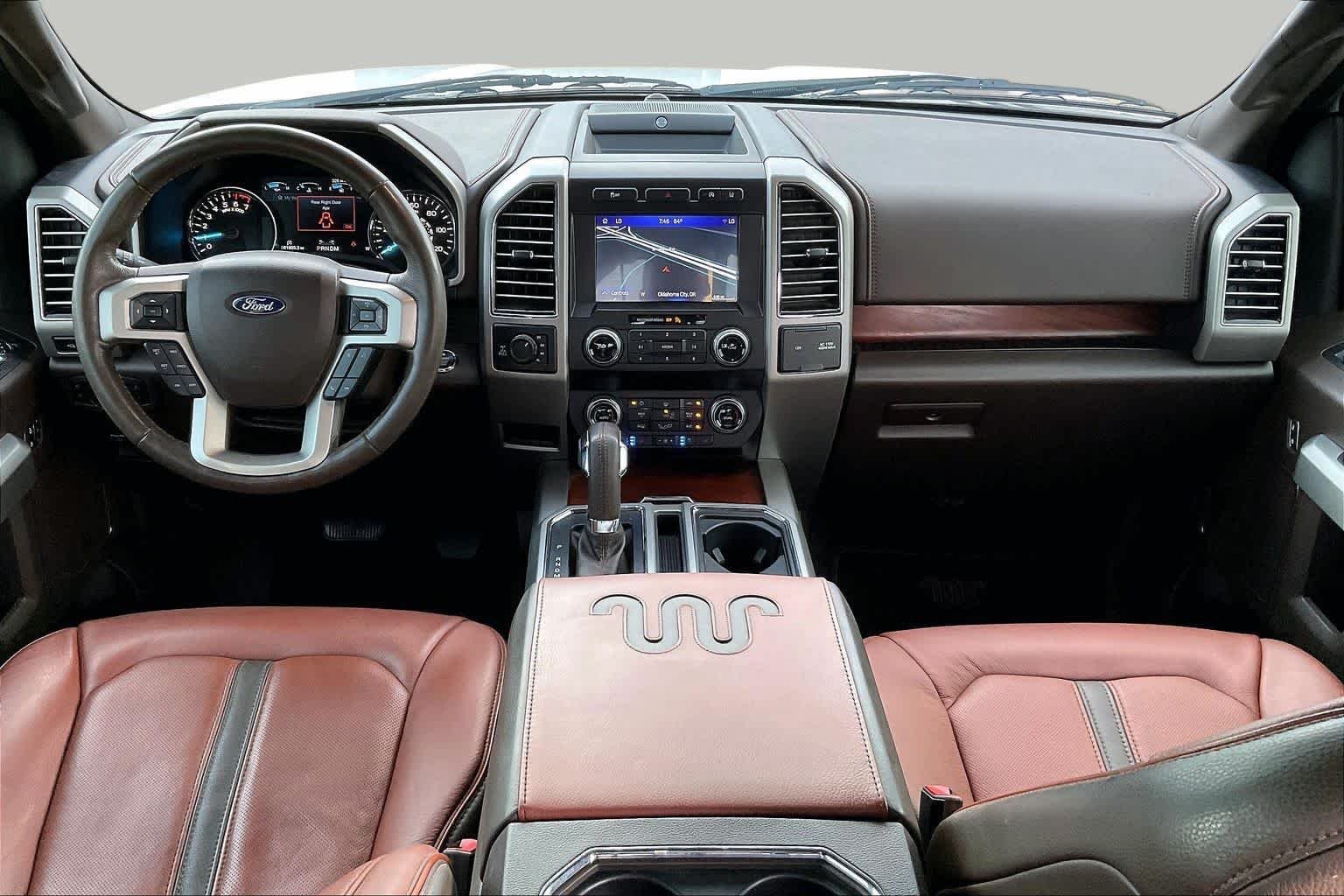 Used 2020 Oxford White/Stone Gray Ford King Ranch image 14