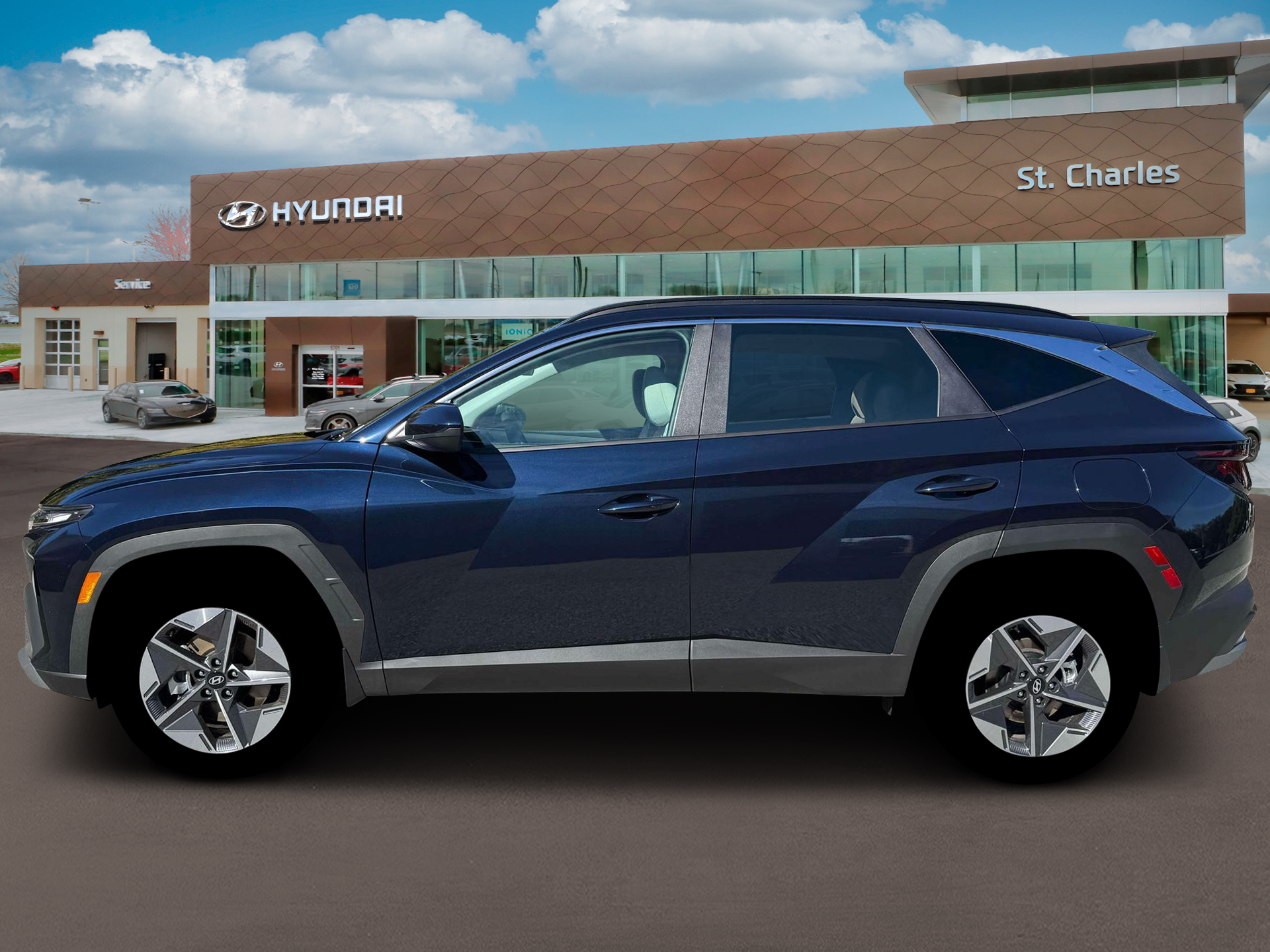 New 2026 Blue Hyundai SEL AWD image 3