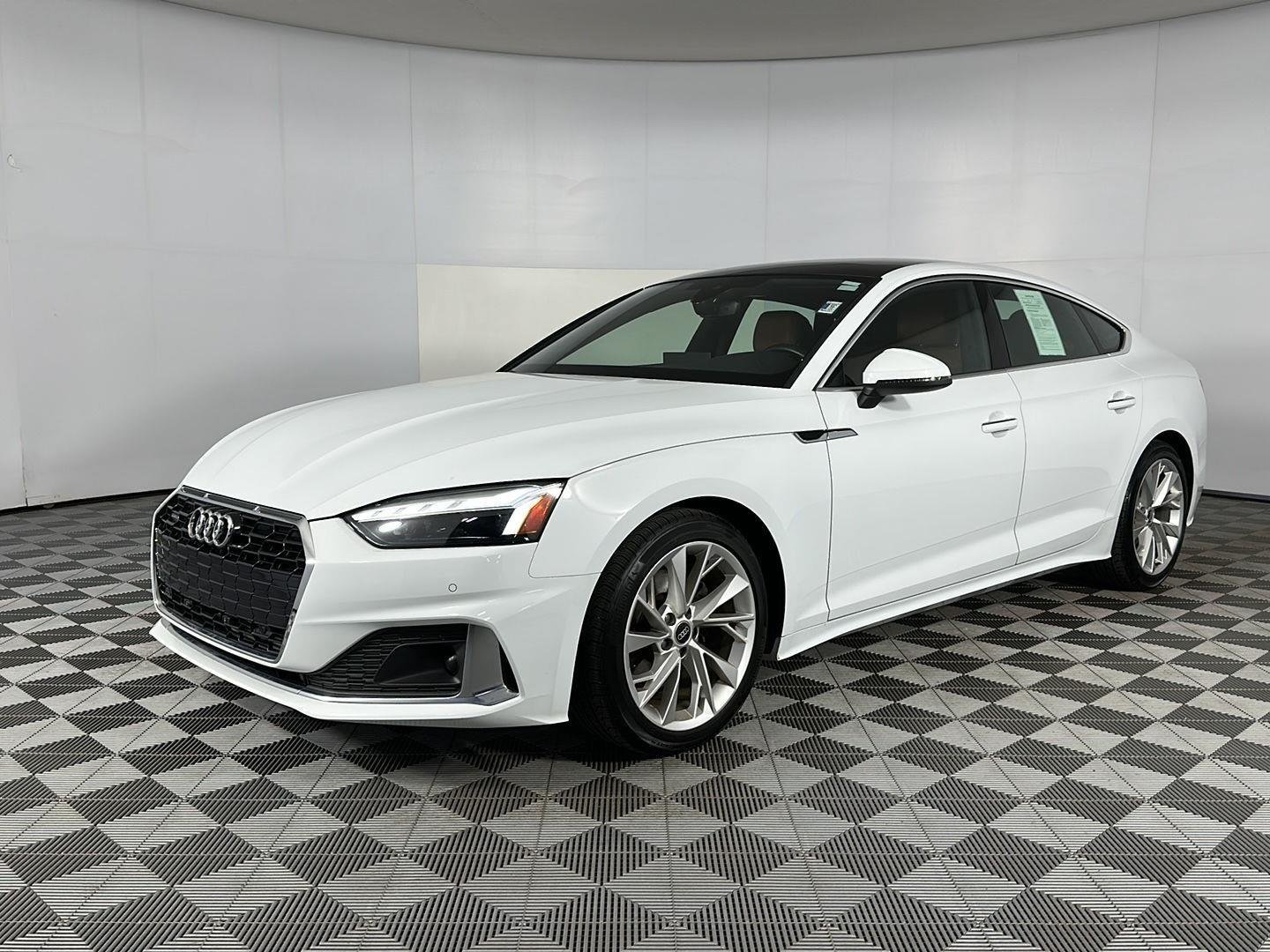 Used 2023 Glacier White Metallic Audi Premium image 3