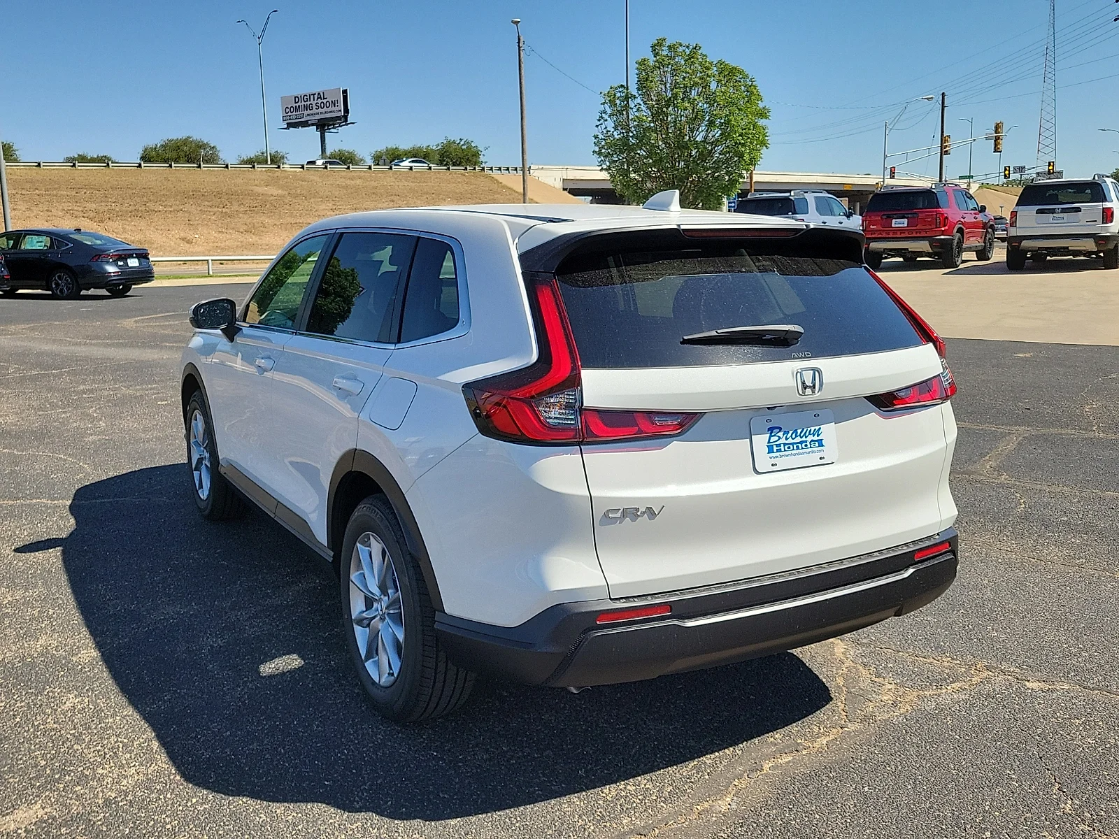 New 2026 Platinum White Pearl Honda EX AWD image 8