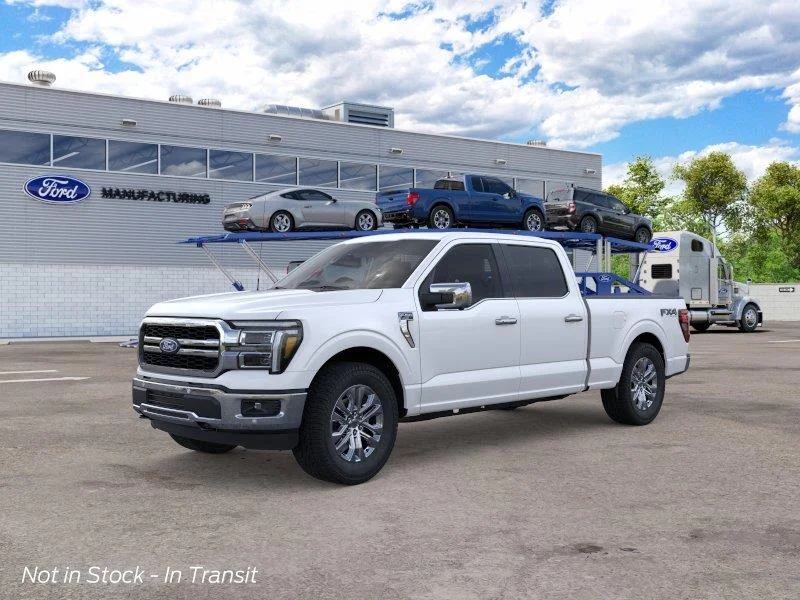 New 2026 Star White Metallic Tri-Coat Ford LARIAT image 2