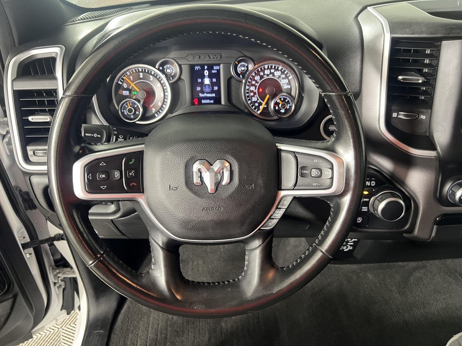 Used 2021 Bright White Clearcoat Ram Big Horn image 31