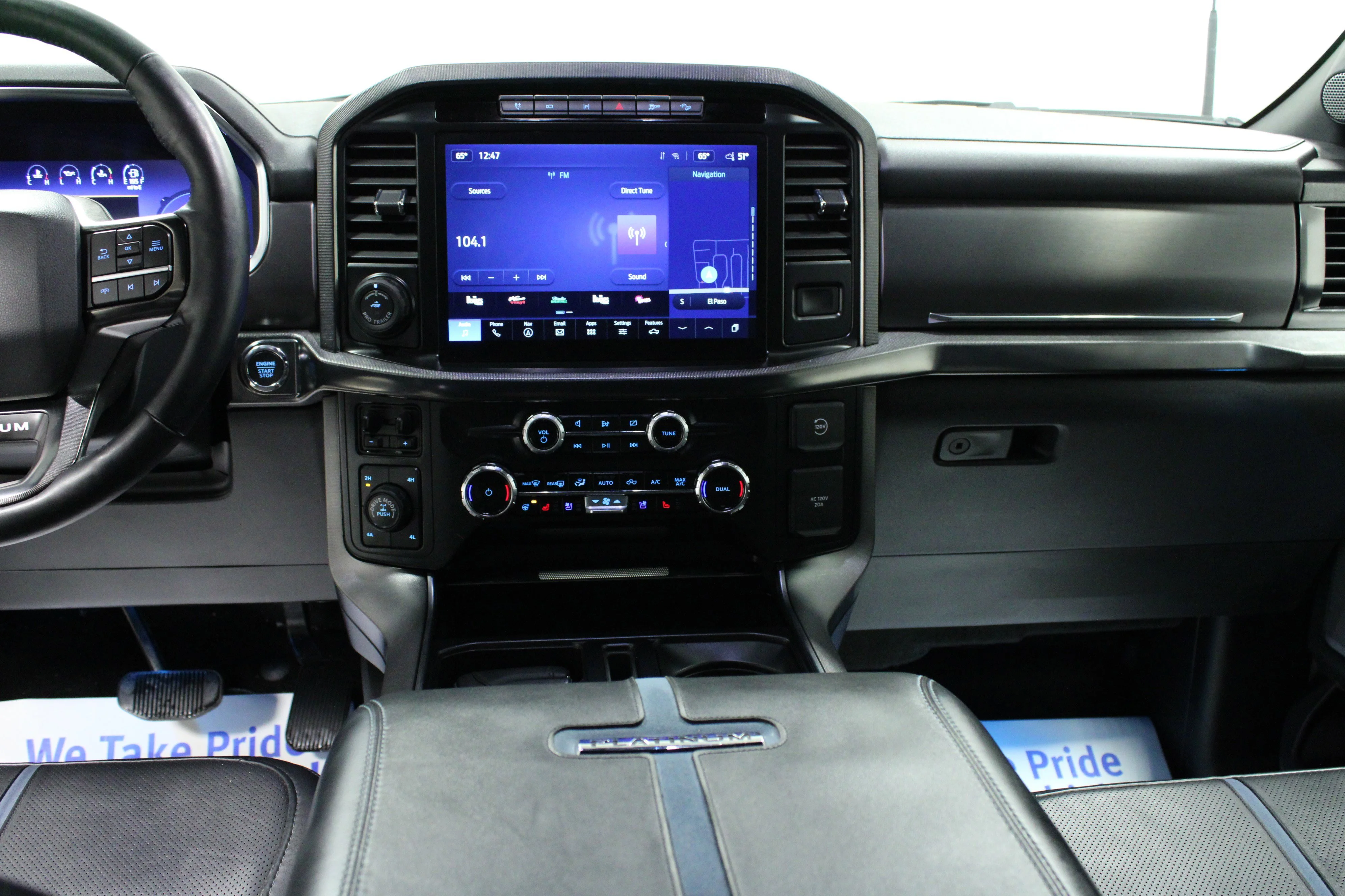 Used 2024 Star White Metallic Tri-Coat Ford Platinum image 19