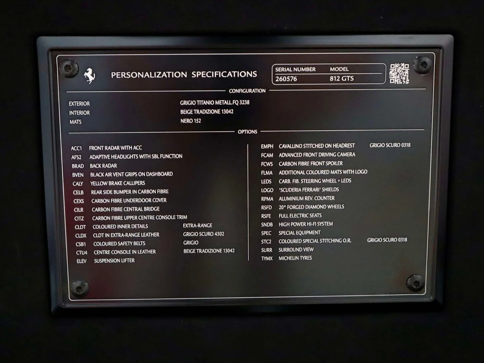 Certified Used 2021 Grigio Titanio Metall Ferrari  image 12