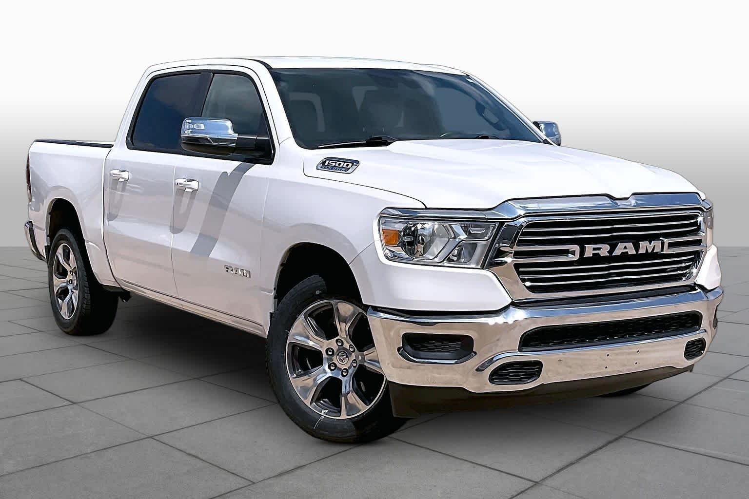 Used 2024 Bright White Clearcoat Ram Laramie image 3