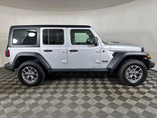 Used 2024 Silver Jeep Sport S image 2