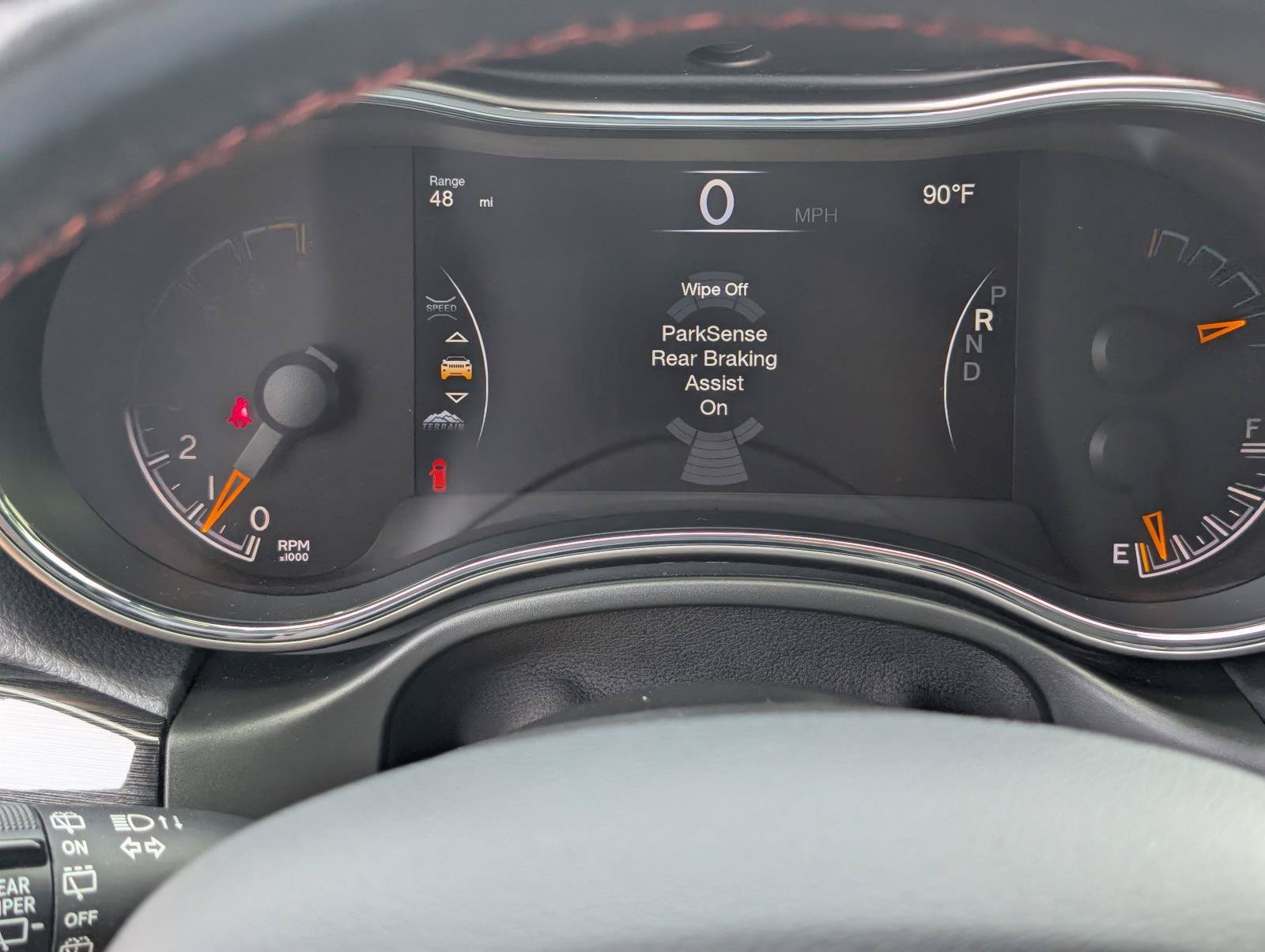 Used 2021 Bright White Clearcoat Jeep Trailhawk image 28