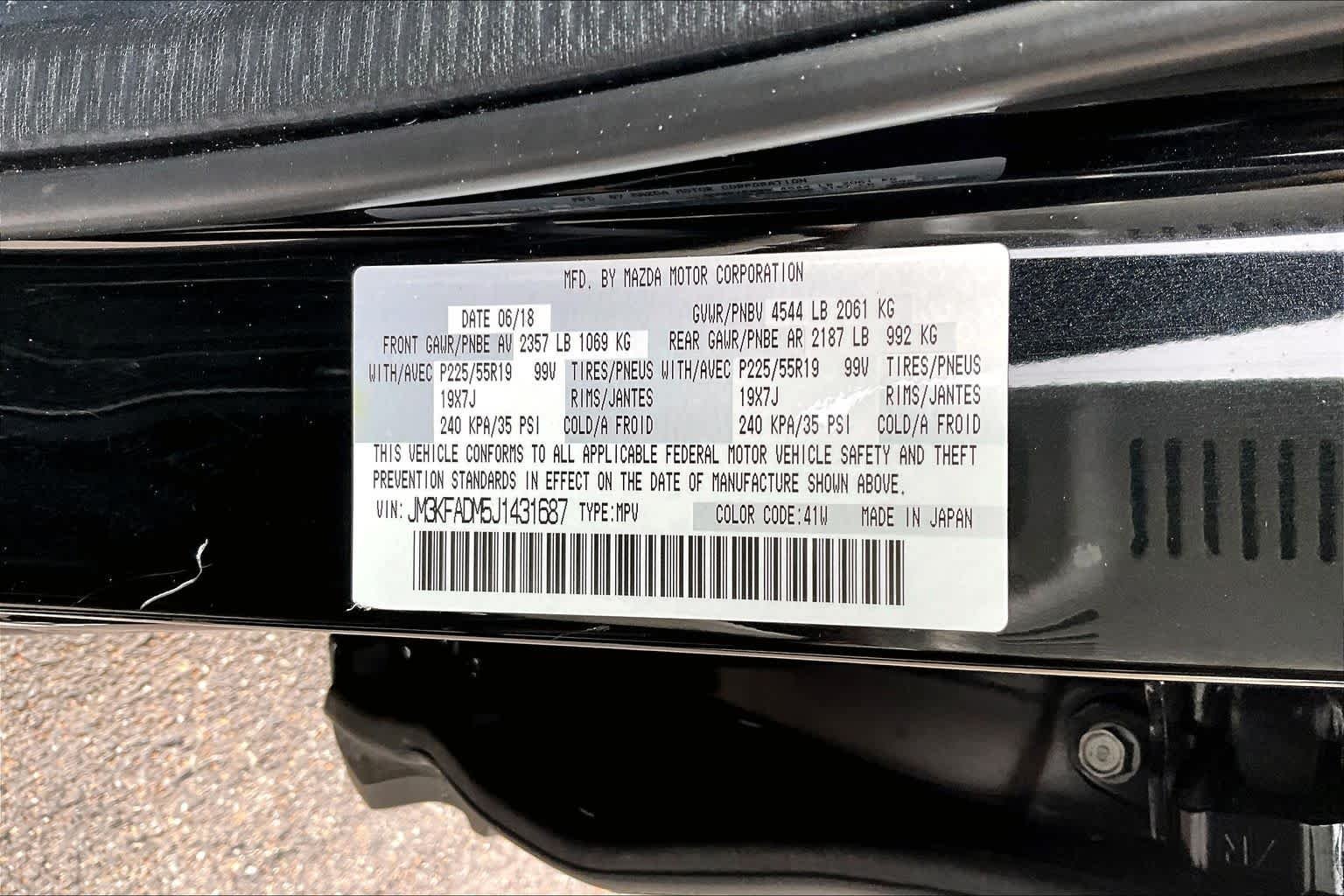 Used 2018 Jet Black Mica Mazda Grand Touring image 33
