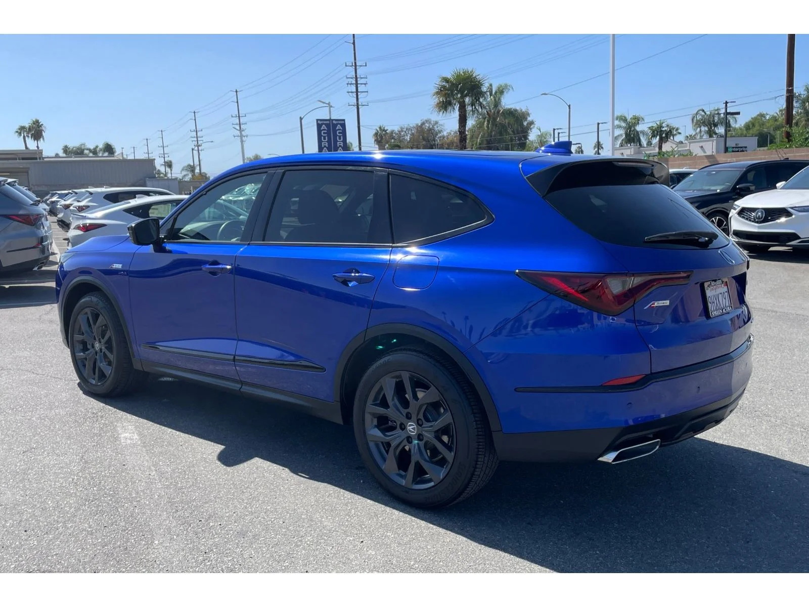 Used 2023 Apex Blue Pearl Acura SH-AWD with A-Spec Package image 3