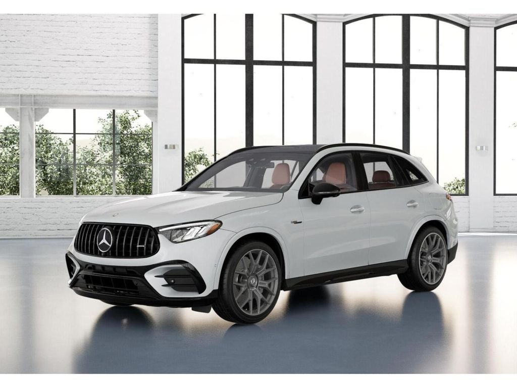 New 2025 MANUFAKTUR Moonlight White Metallic Mercedes-AMG AMG® GLC 63 S E Performance 4MATIC SUV image 39