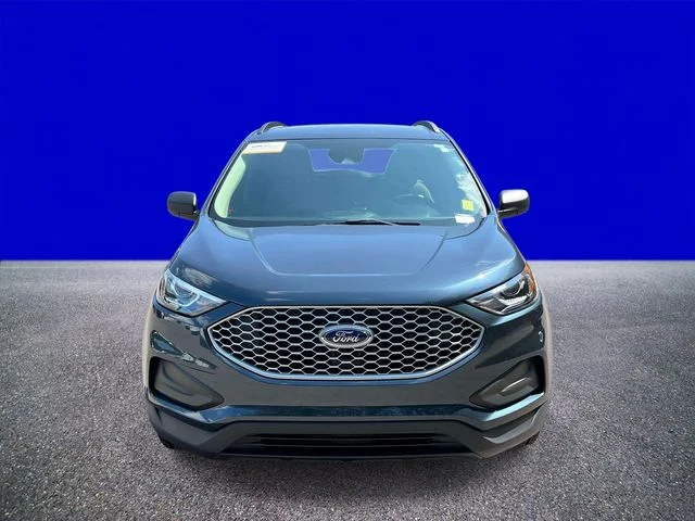 Certified Used 2024 Blue Metallic Ford SE image 8