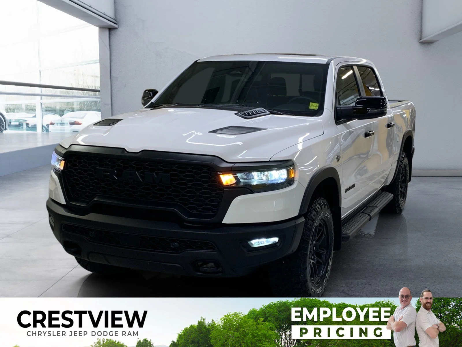 New 2026 Bright White Ram Rebel image 1