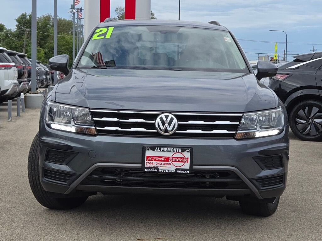 Used 2021 Volkswagen Tiguan SE with VIN 3VV2B7AX2MM110348 for sale in Melrose Park, IL