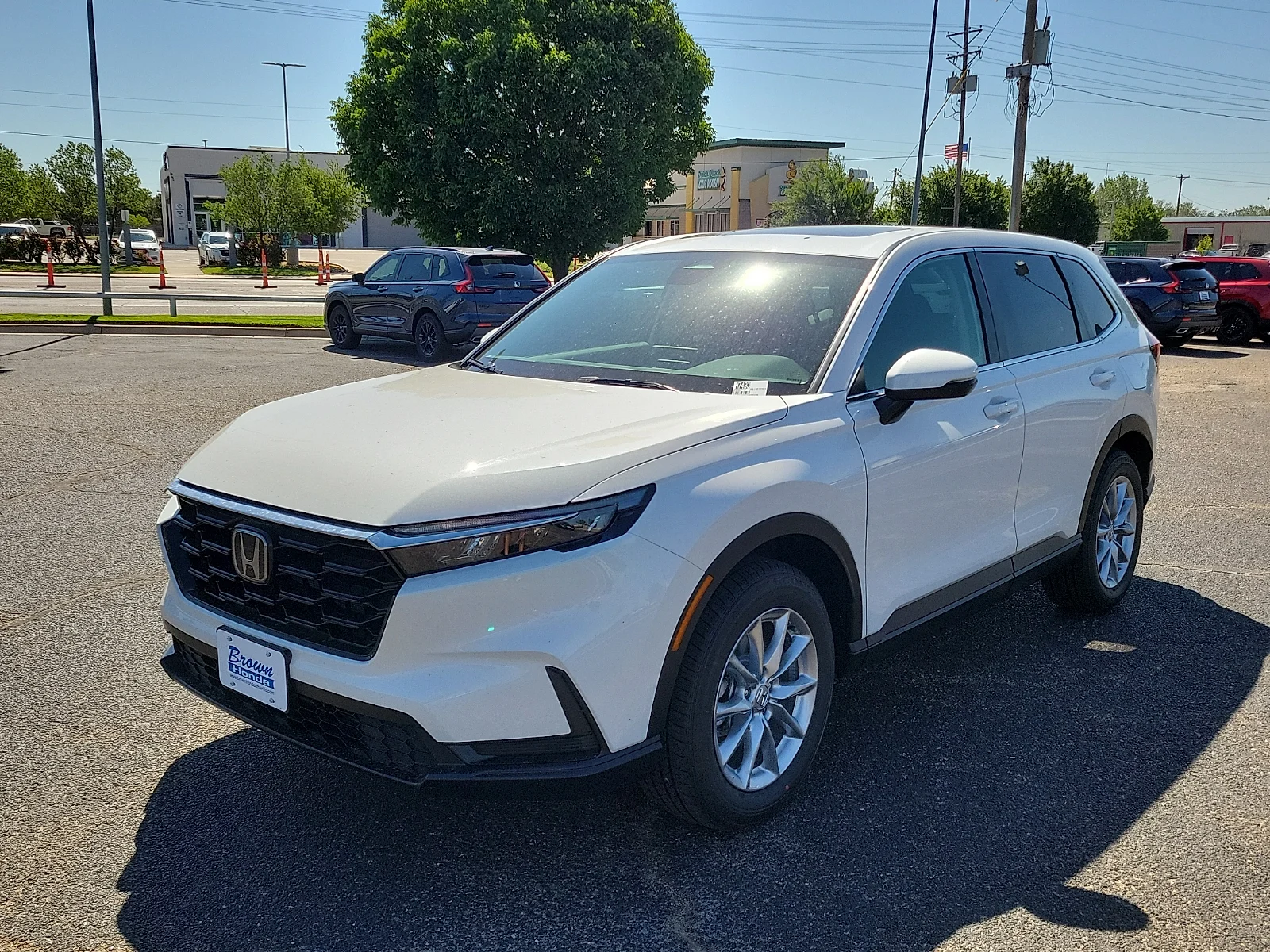 New 2026 Platinum White Pearl Honda EX AWD image 4