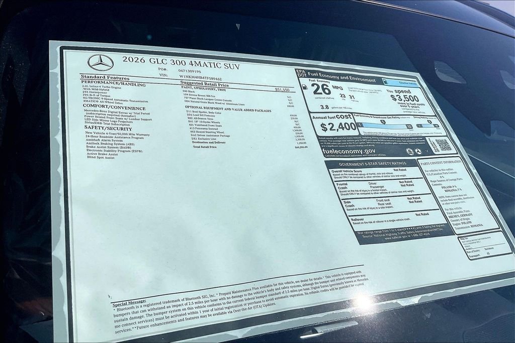 New 2026 Black Mercedes-Benz GLC 300 image 12