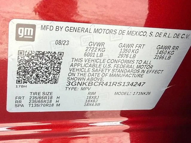 Used 2024 Radiant Red Tintcoat Chevrolet 2LT image 22