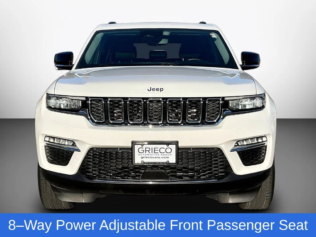 Used 2022 Bright White Clearcoat Jeep Limited image 2
