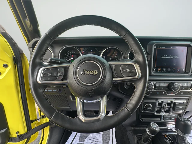Used 2023 Yellow Jeep Sahara 4xe image 31