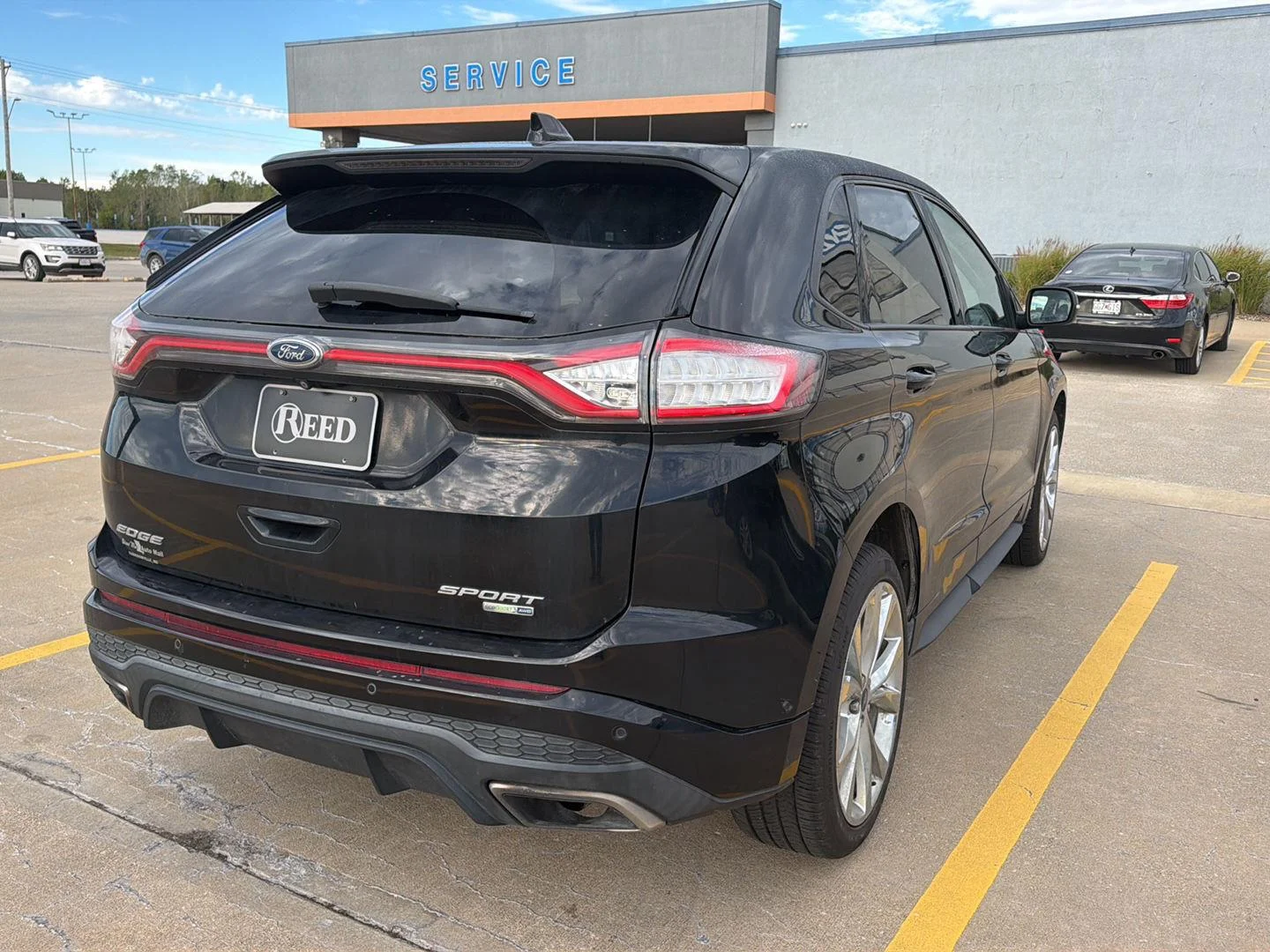Used 2018 Shadow Black Ford Sport image 6