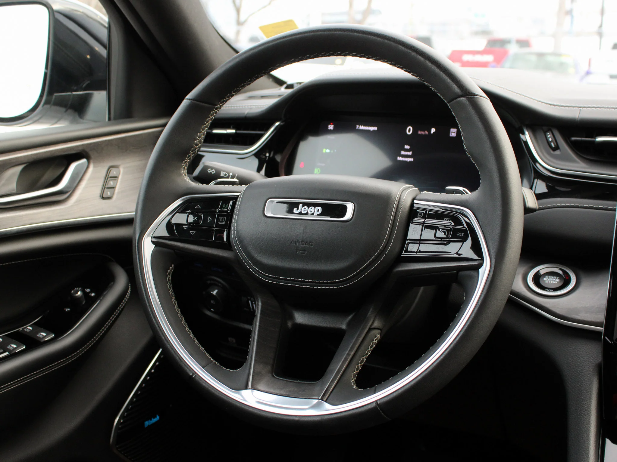 Certified Used 2023 White Jeep Overland * McIntosh | Hybrid | Heated Seats | Nappa Leather | Adaptive Cruise | Apple CarPlay image 12
