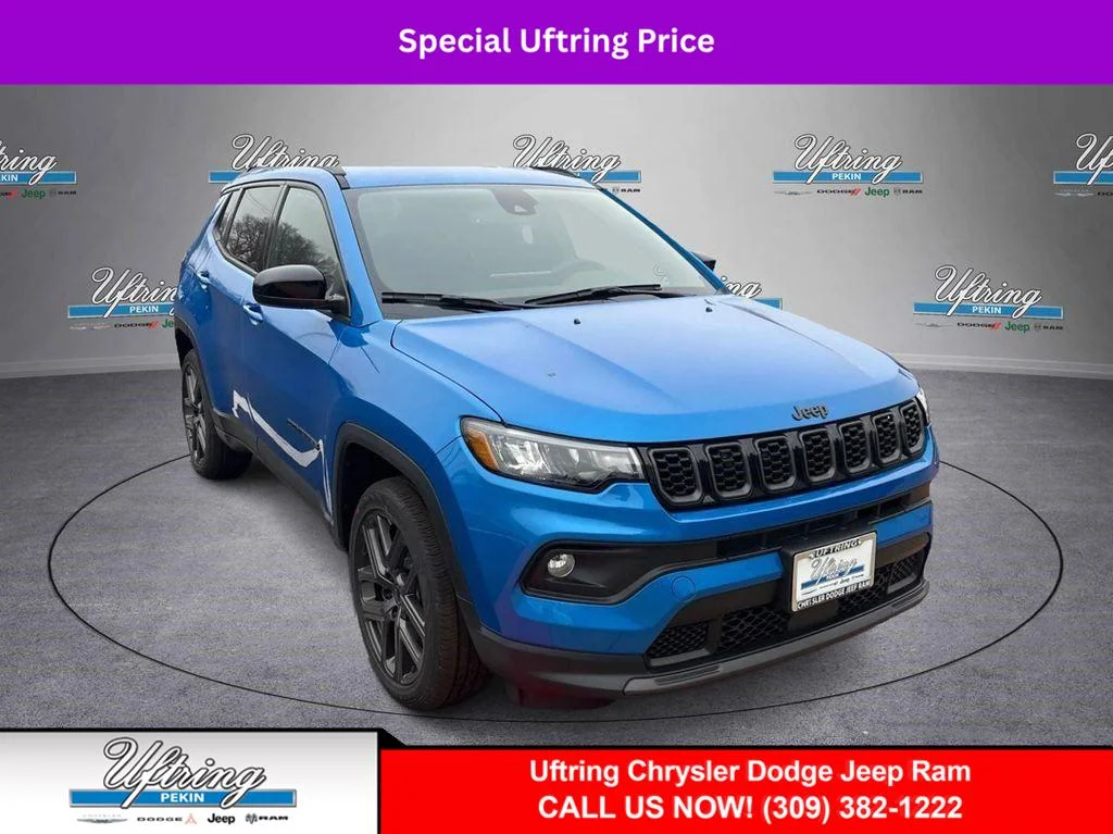 New 2026 Hydro Blue Pearlcoat Jeep Latitude Altitude image 1