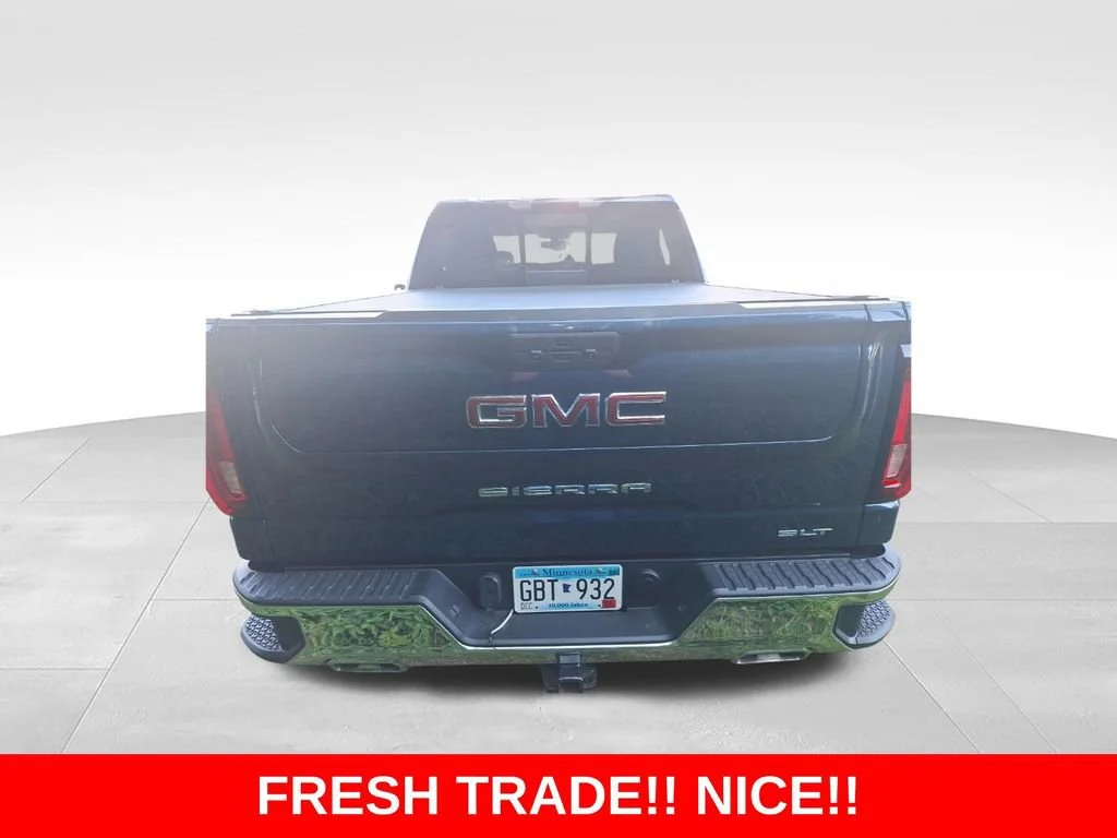Used 2021 PACIFIC BLUE METALLIC GMC SLT image 4