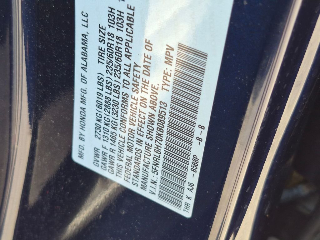 Used 2019  Honda EX-L image 30