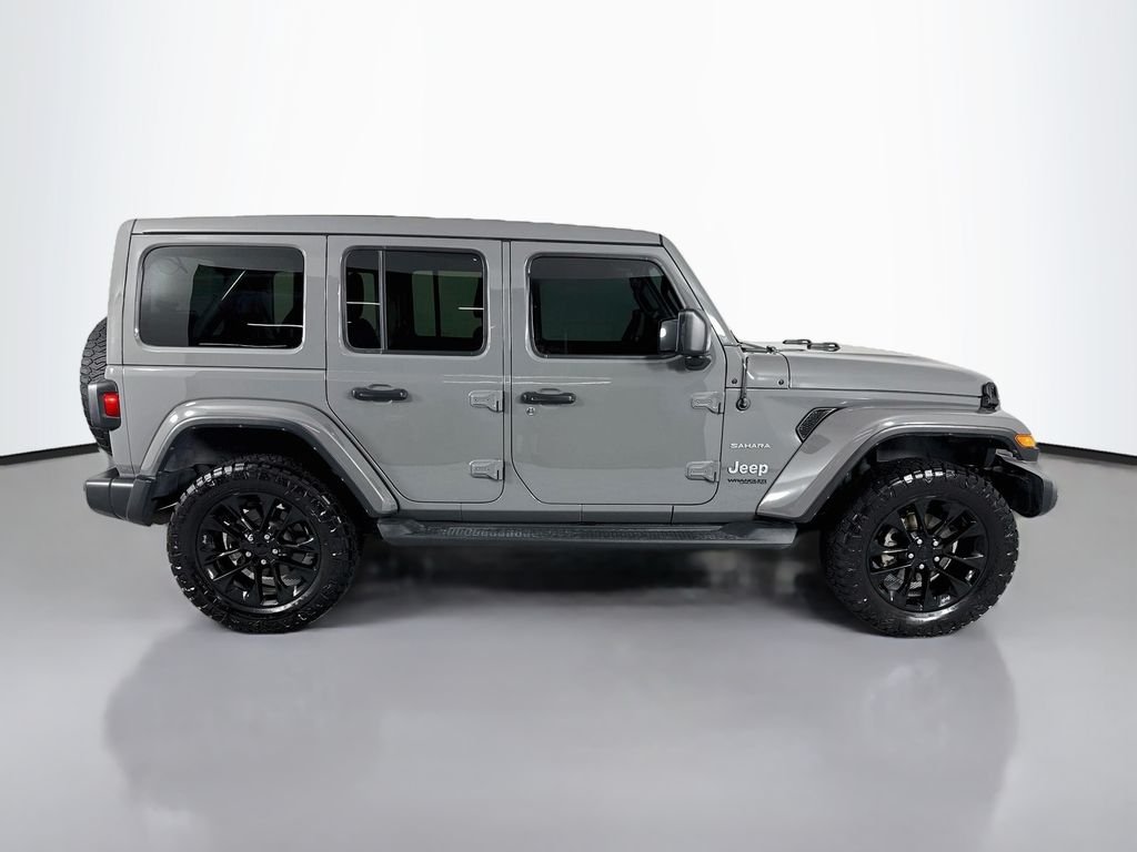 Used 2021 Gray Jeep Unlimited Sahara image 8