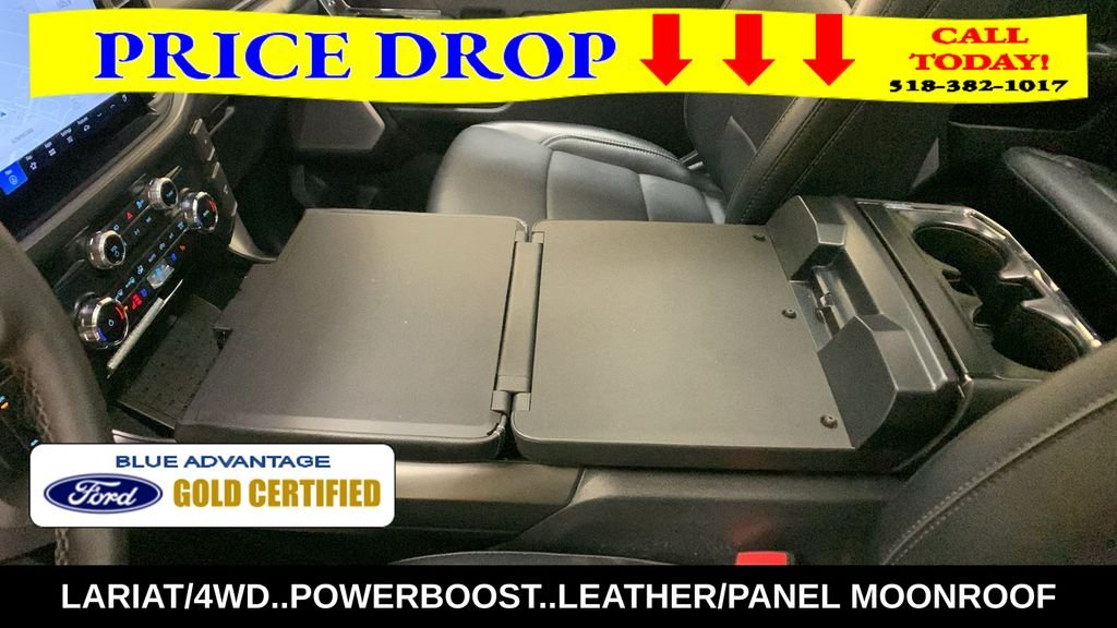 Certified Used 2025 White Metallic Ford Lariat image 49