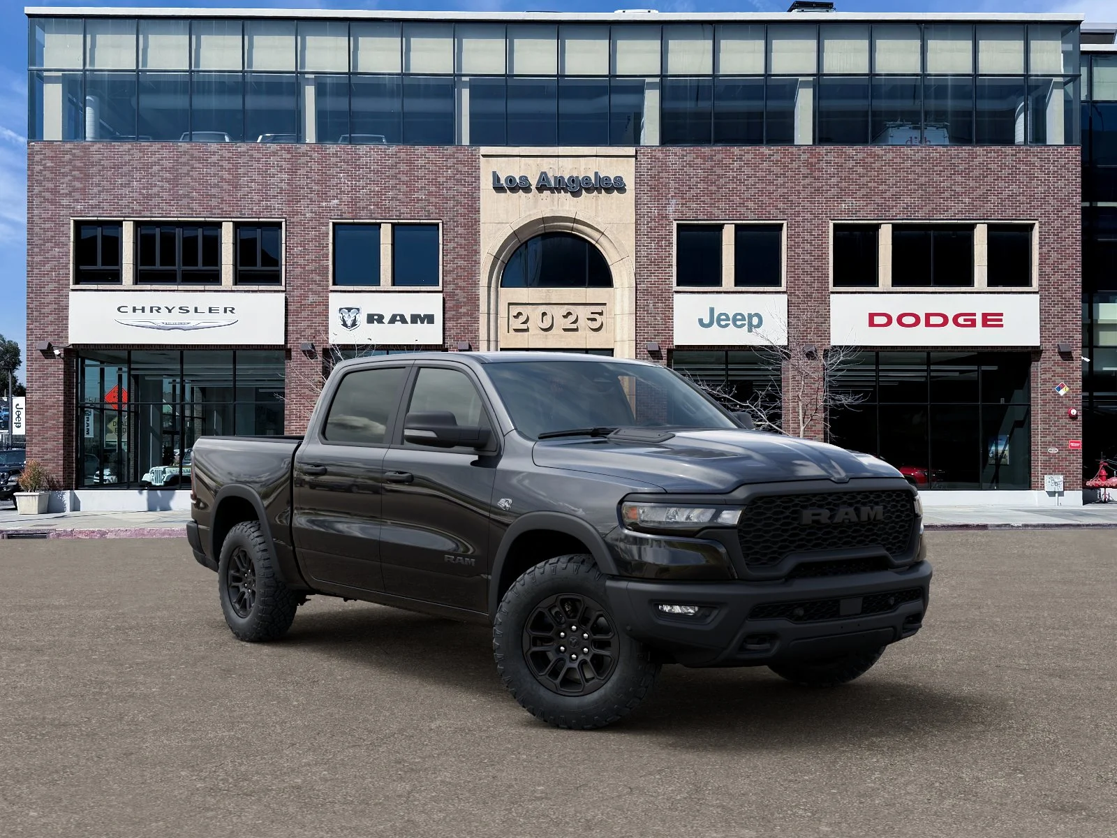 New 2026 Diamond Black Crystal Pearl-Coat Exterior Paint RAM Rebel image 31