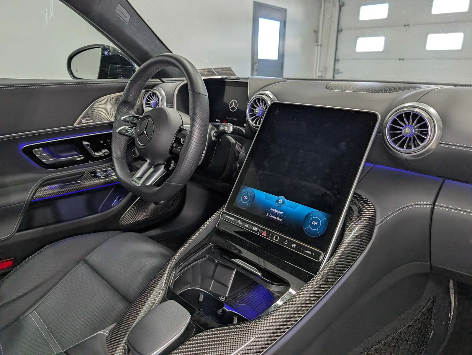 Used 2022 Obsidian Black Metallic Mercedes-Benz AMG® SL 63 image 46