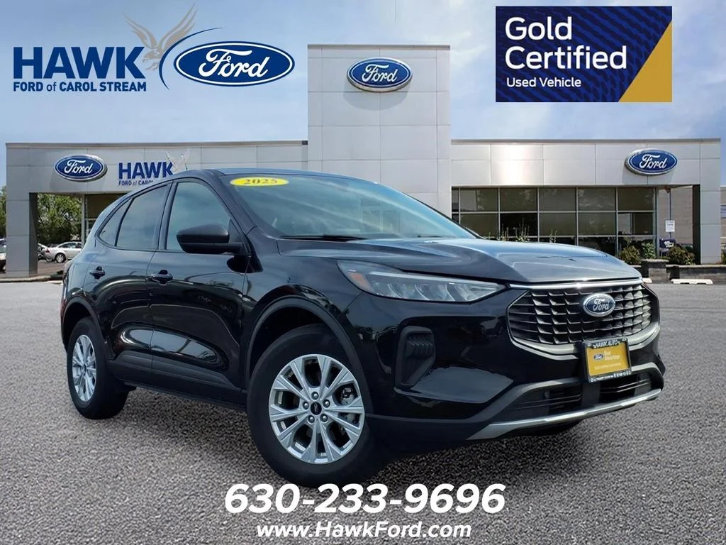Certified Used 2025 Black Metallic Ford Active image 1