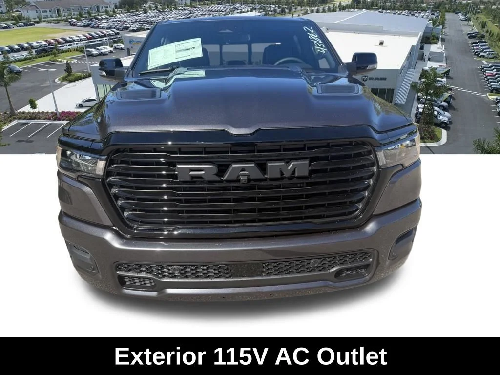 New 2026 Granite Crystal Metallic Clear-Coat Exterior Paint RAM Laramie image 8
