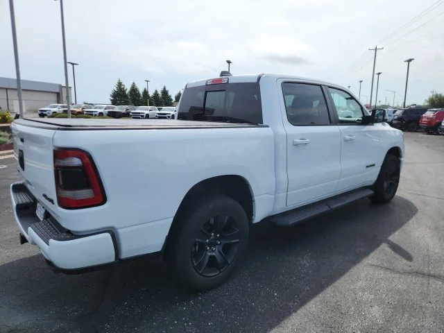 Used 2022 Bright White Clearcoat Ram Sport image 3