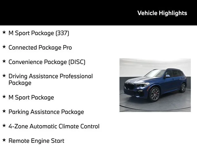 Used 2021 Blue BMW xDrive40i image 5