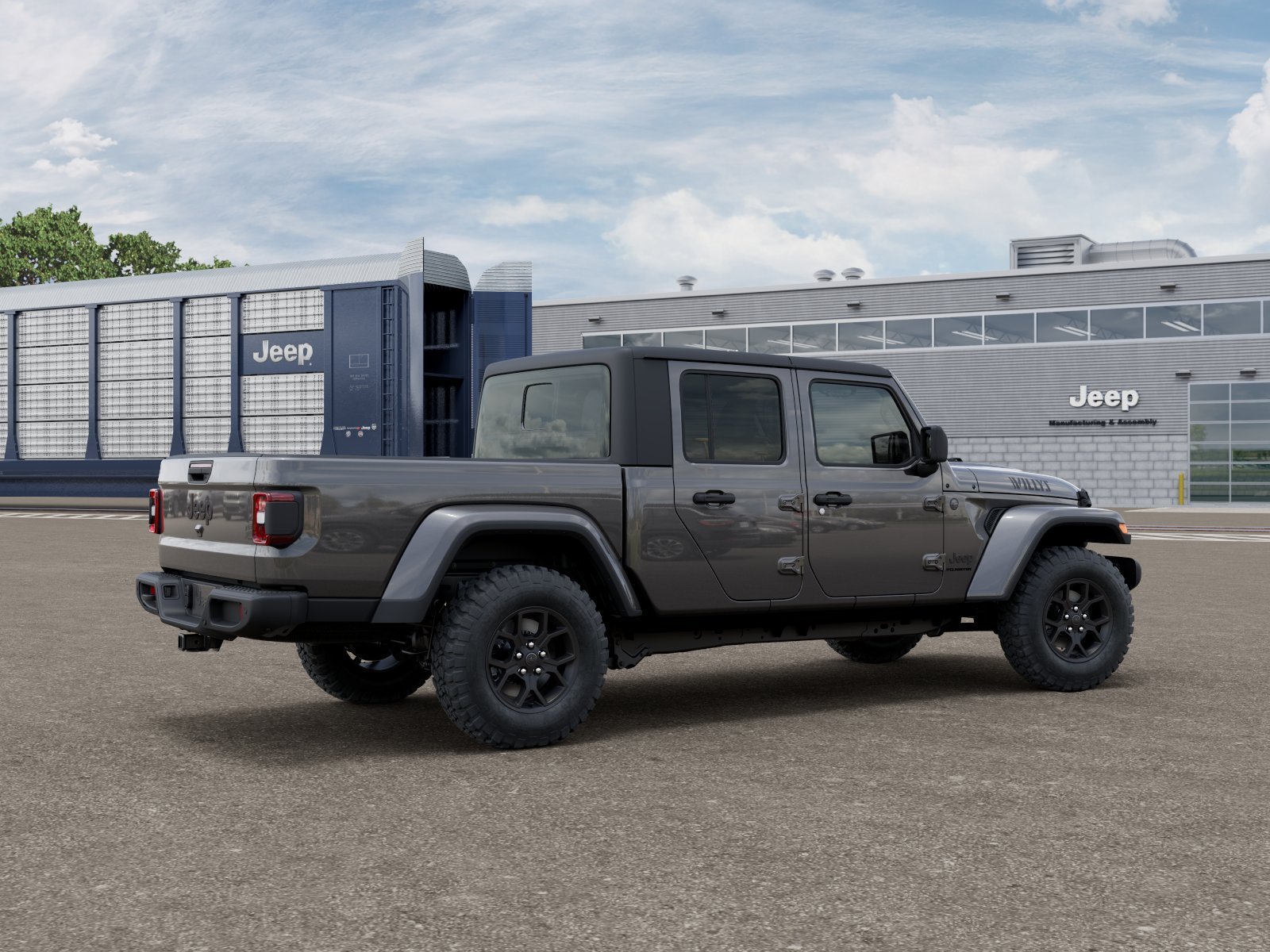 New 2026 Granite Crystal Metallic Clear-Coat Exterior Paint Jeep Willys image 2