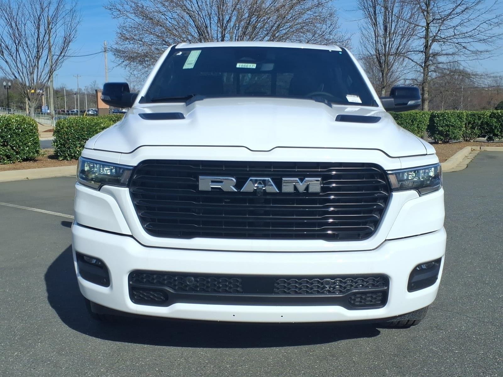 New 2026 Bright White Clear-Coat Exterior Paint RAM Laramie image 12