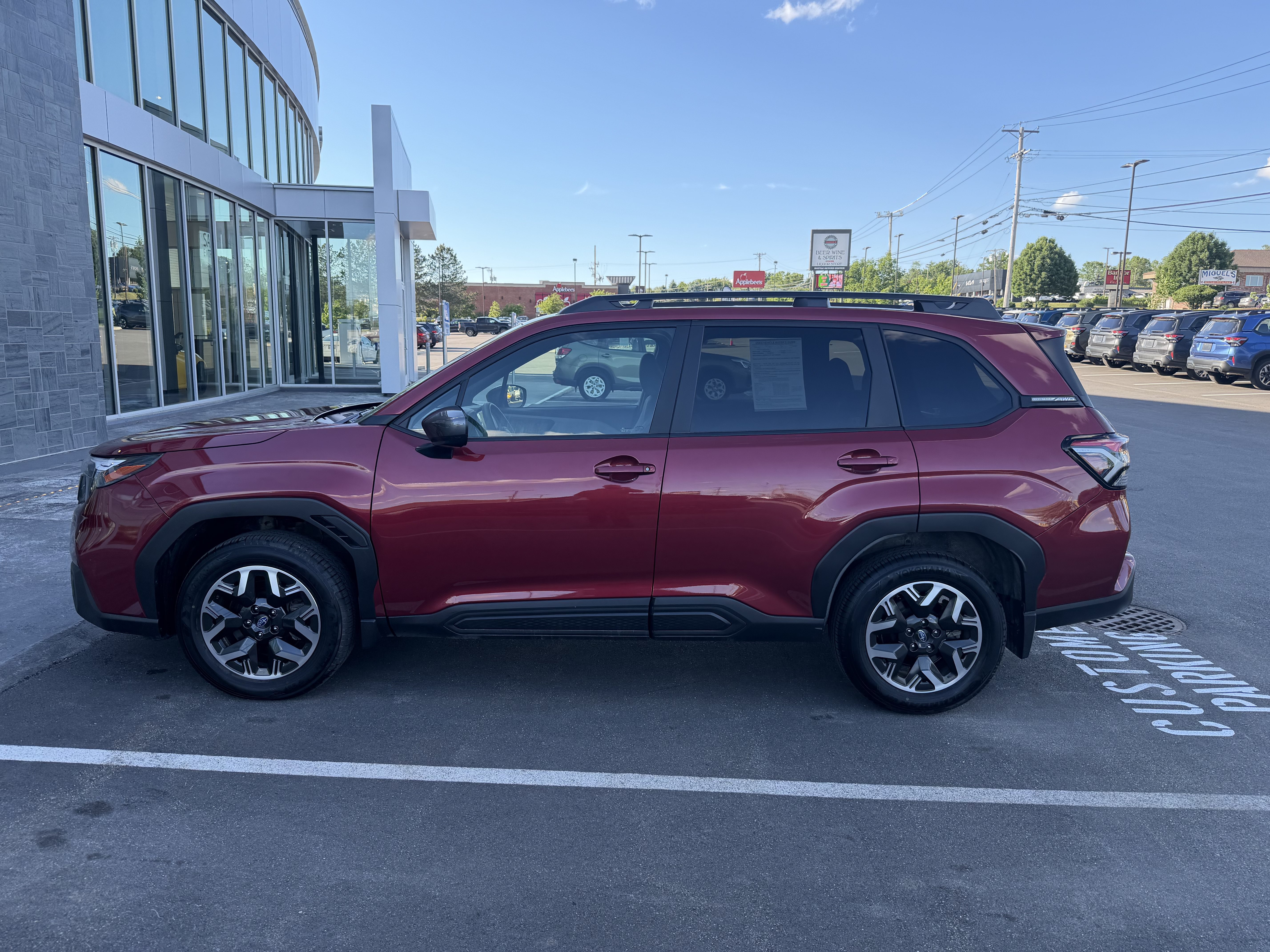 Used 2025 Crimson Red Pearl Subaru Premium image 2