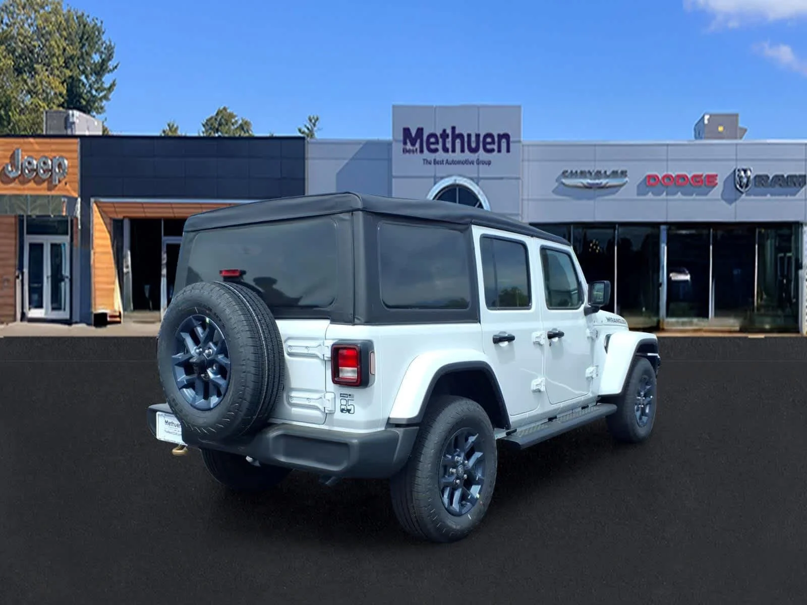 New 2026 Bright White Clearcoat Jeep 85th Anniversary image 3