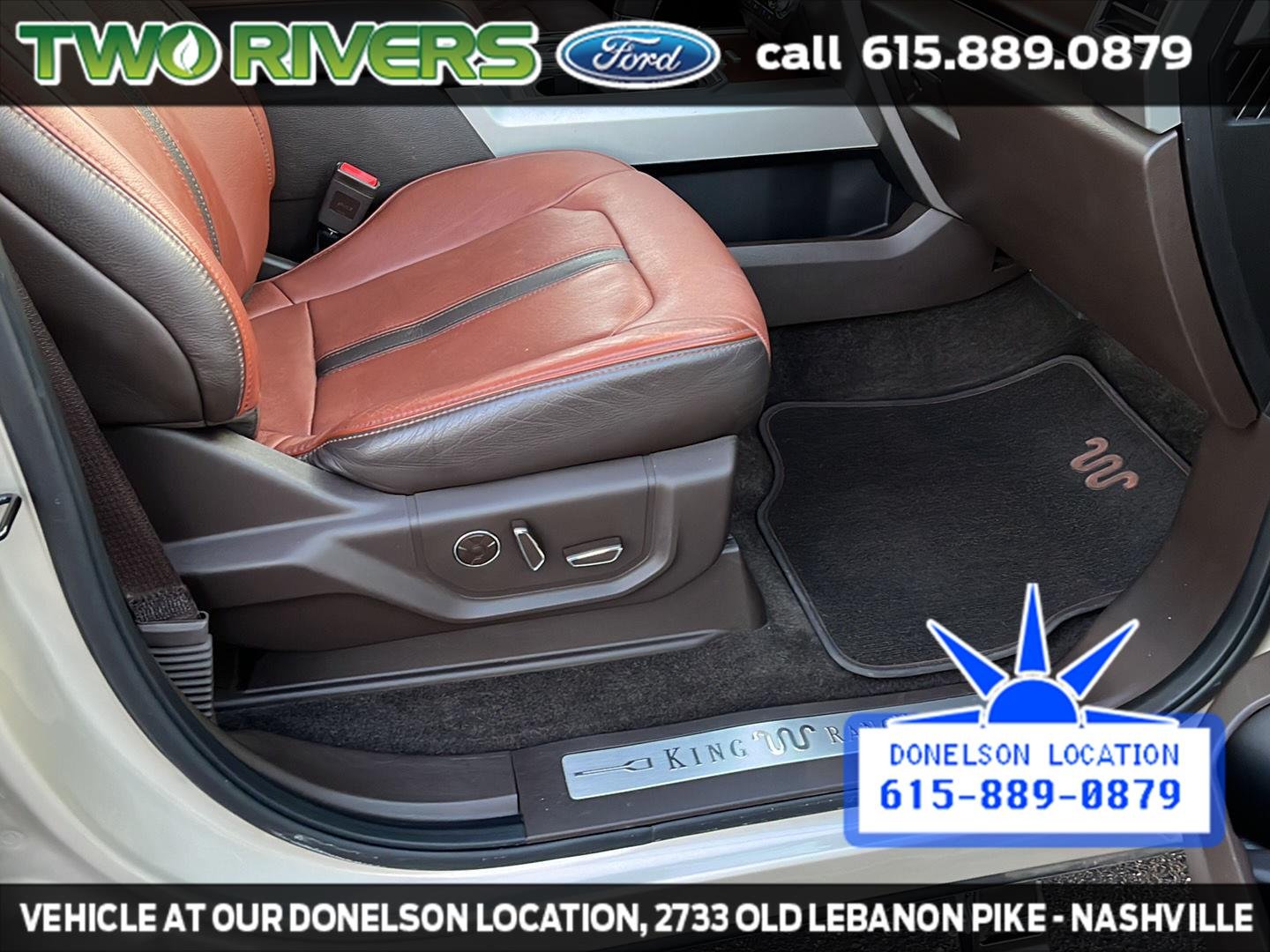 Used 2018 White Gold/Stone Gray Ford King Ranch image 45