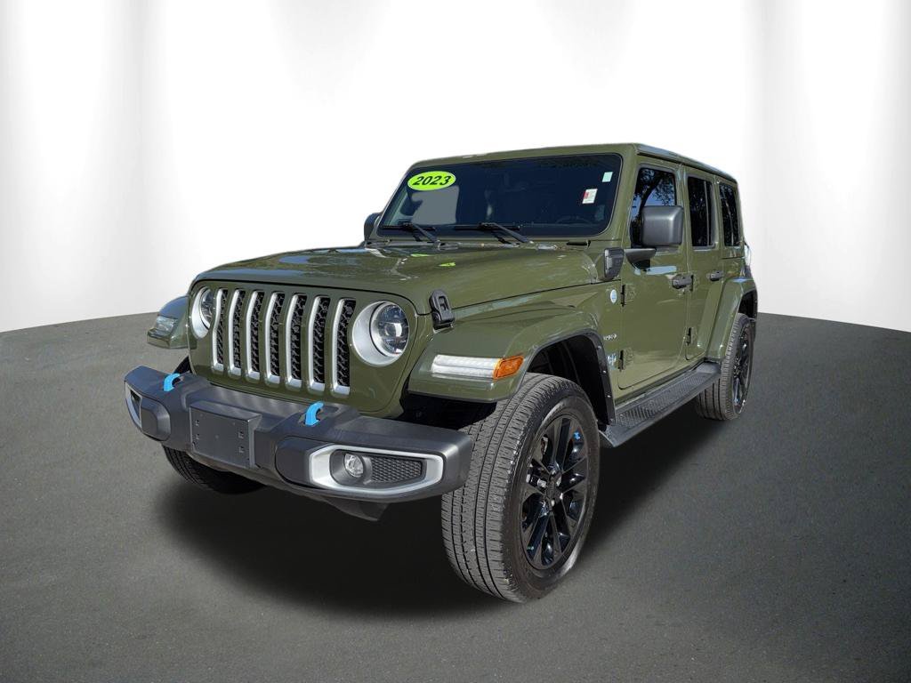 Used 2023 Green Jeep Sahara 4xe image 20