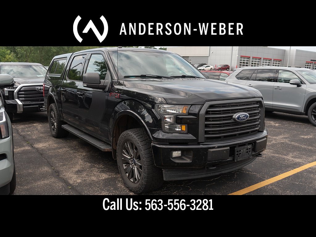 Used 2017 Shadow Black Ford XLT image 1