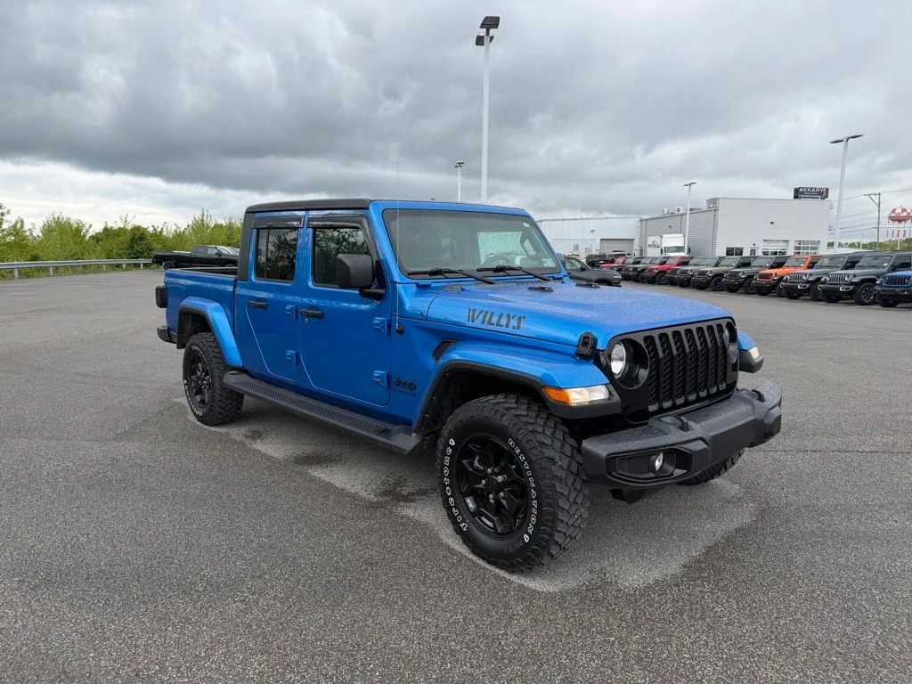 Used 2022 Blue Jeep Willys image 7
