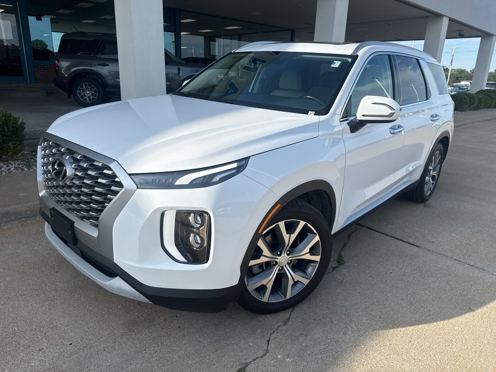 Used 2021 Hyper White Hyundai SEL image 2