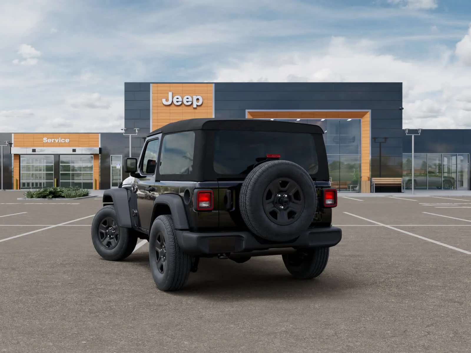 New 2026 Black Clearcoat Jeep Sport image 3