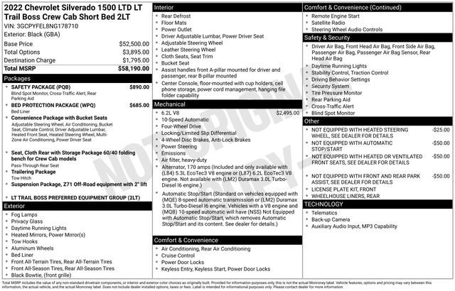 2022 Chevrolet Silverado 1500 LT Trail Boss 4X4 Crew Cab Short Box's photo
