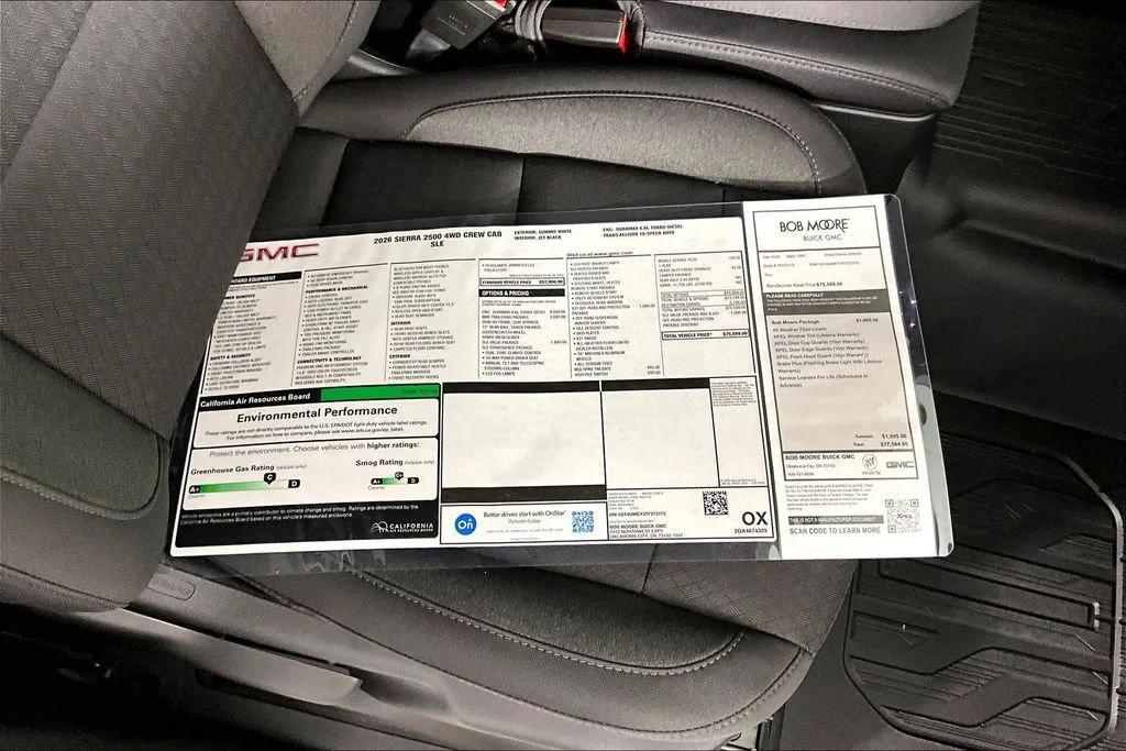 New 2026 Summit White GMC SLE image 14