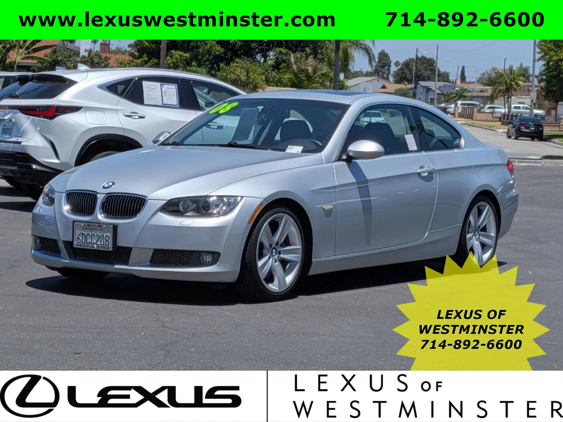 Used 2008 Silver BMW 335i image 1