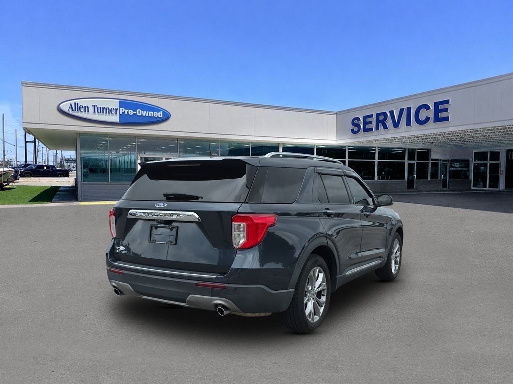 Used 2022 Stone Blue Metallic Ford Limited image 8