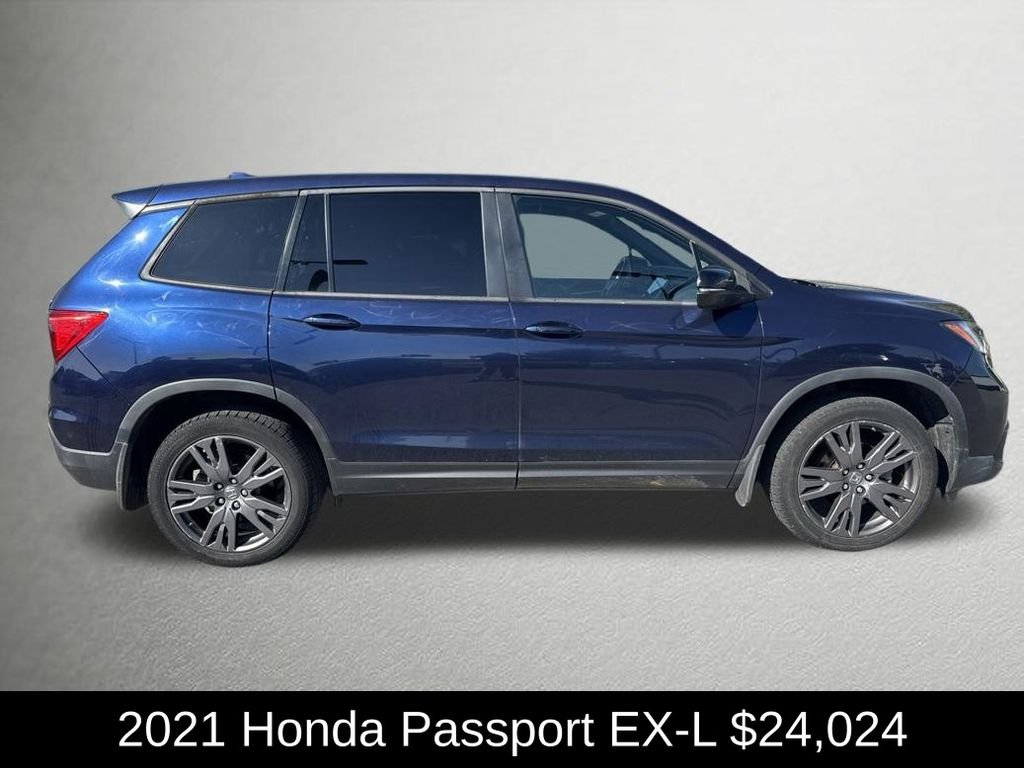Used 2021 Obsidian Blue Pearl Honda EX-L image 2